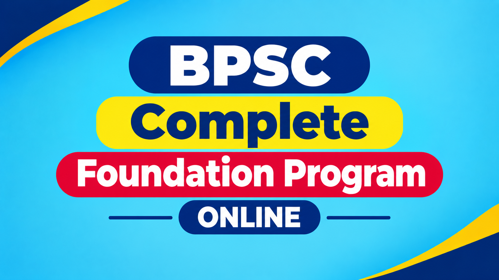 BPSC Complete Foundation Program